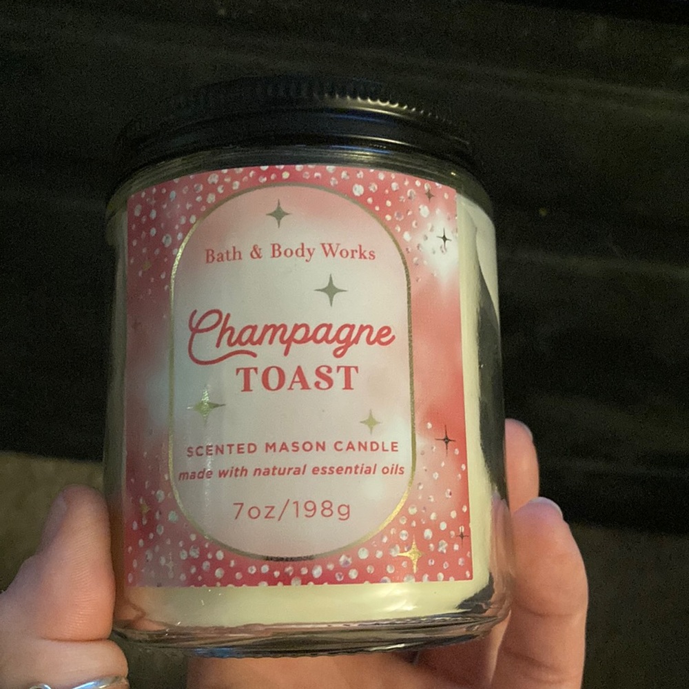 🤑3 for 20$🤑 Bath & Body Works Champagne Toast Single Wick Candle NEW